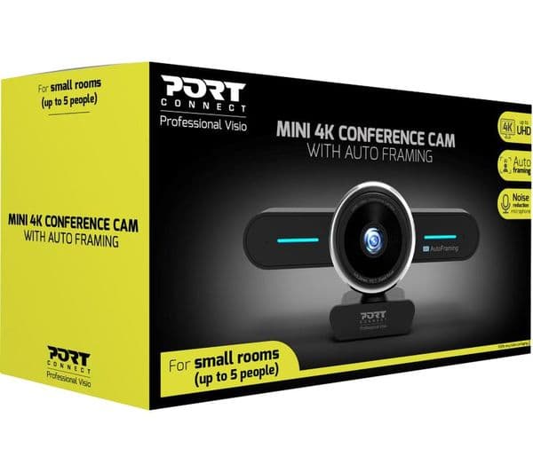 PORT DESIGNS 902003 4K Webcam Black - Image 2