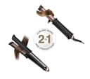 REMINGTON One Straight & Curl Hair Styler - Dark Grey & Copper thumbnail 2