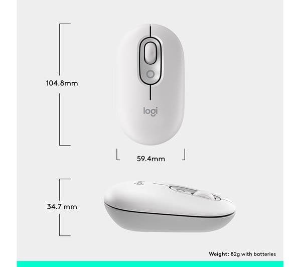 Logitech Pop Icon Mouse White - Image 9