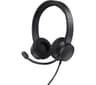 TRUST Ayda Headset with Noise-Cancelling Microphone - Black