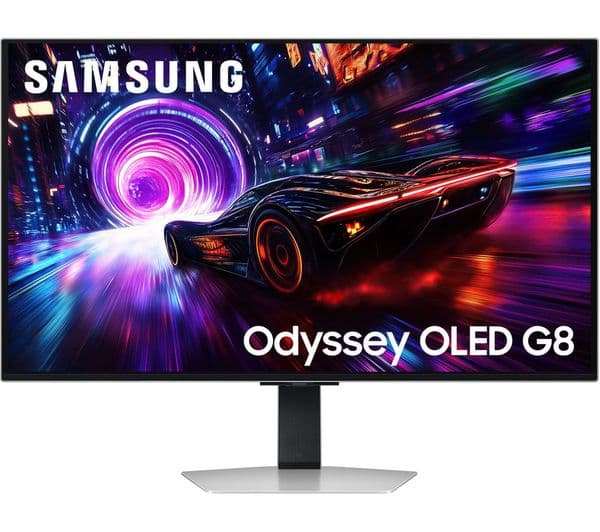 Samsung Odyssey G8 32" OLED 4K Silver - Image 1