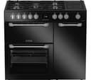 LEISURE PR100F530K 100 cm Dual Fuel Range Cooker - Black thumbnail 1