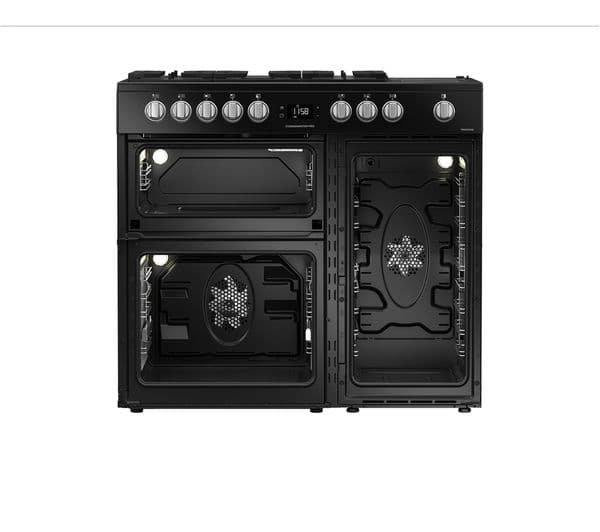 LEISURE PR100F530K 100 cm Dual Fuel Range Cooker - Black - Image 6