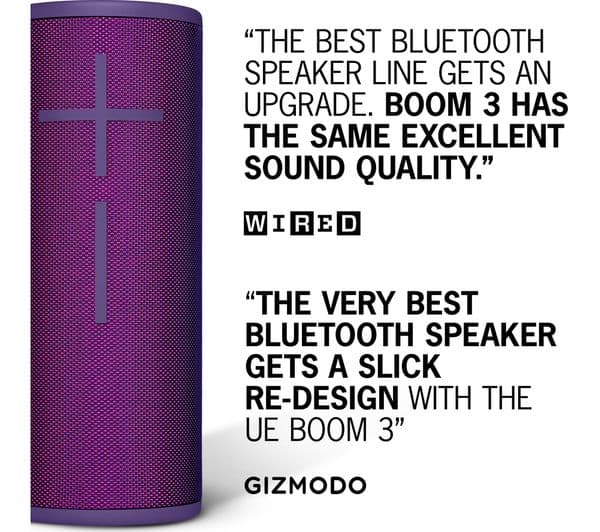ULTIMATE EARS BOOM 3 Portable Bluetooth Speaker - Purple - Image 2