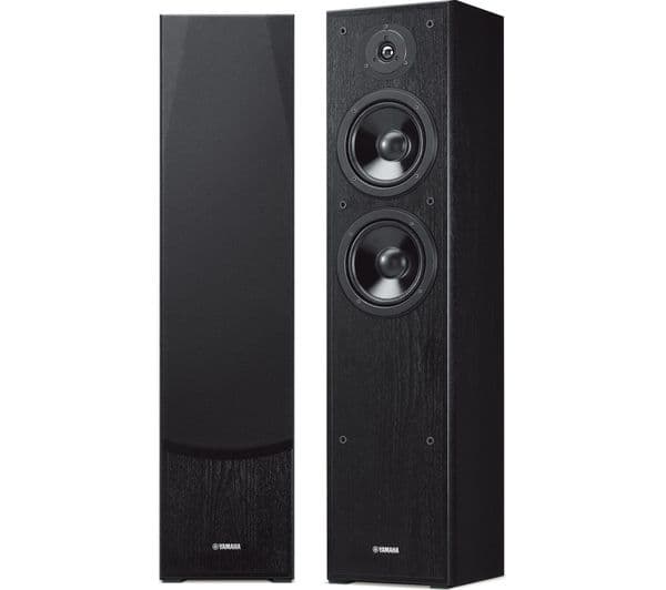 YAMAHA NS-F51 Floorstanding Speakers - Black - Image 1