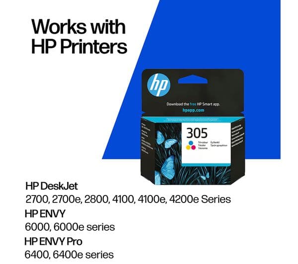 HP 305 Original Tri-colour Ink Cartridge - Image 10