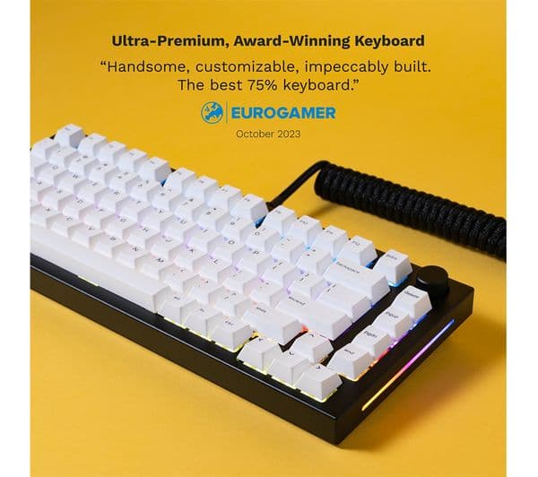 Glorious GMMK Pro 75% Keyboard Black - Image 3