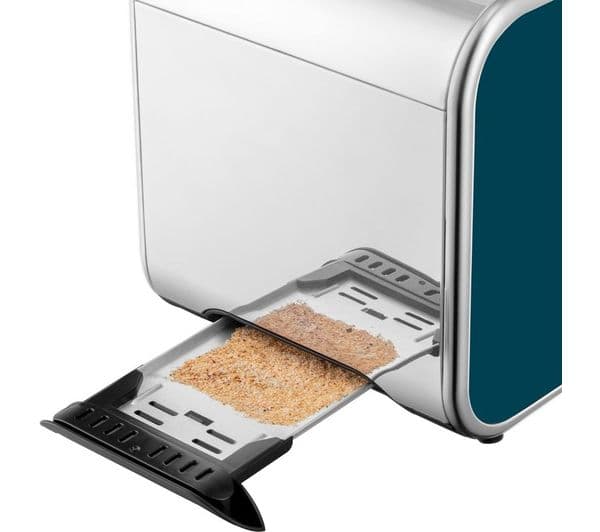 RUSSELL HOBBS Distinctions 2-Slice Toaster - Ocean Blue - Image 4