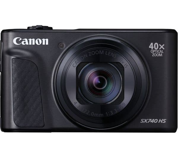 CANON PowerShot SX740 HS Lite Superzoom Compact Camera - Black - Image 1