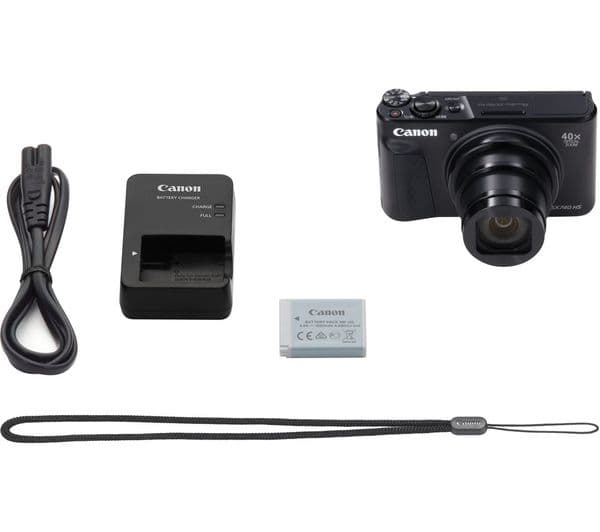 CANON PowerShot SX740 HS Lite Superzoom Compact Camera - Black - Image 2