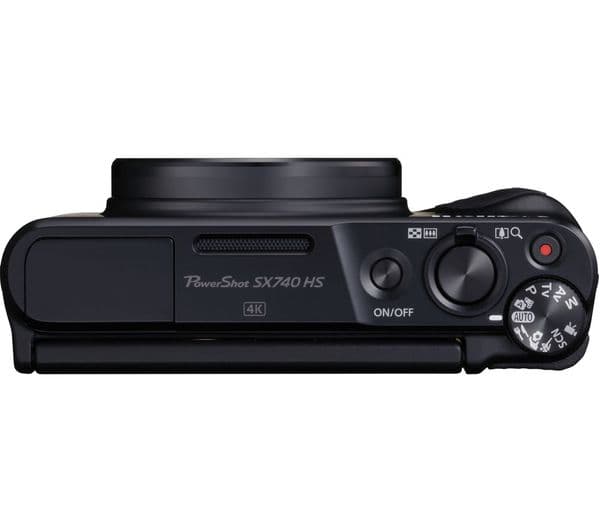 CANON PowerShot SX740 HS Lite Superzoom Compact Camera - Black - Image 5