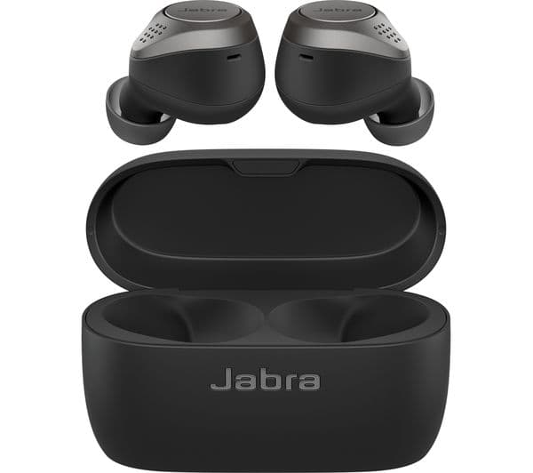 JABRA Elite 75t Wireless Bluetooth Noise-Cancelling Earbuds - Titanium Black - Image 5