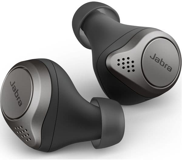 JABRA Elite 75t Wireless Bluetooth Noise-Cancelling Earbuds - Titanium Black - Image 7