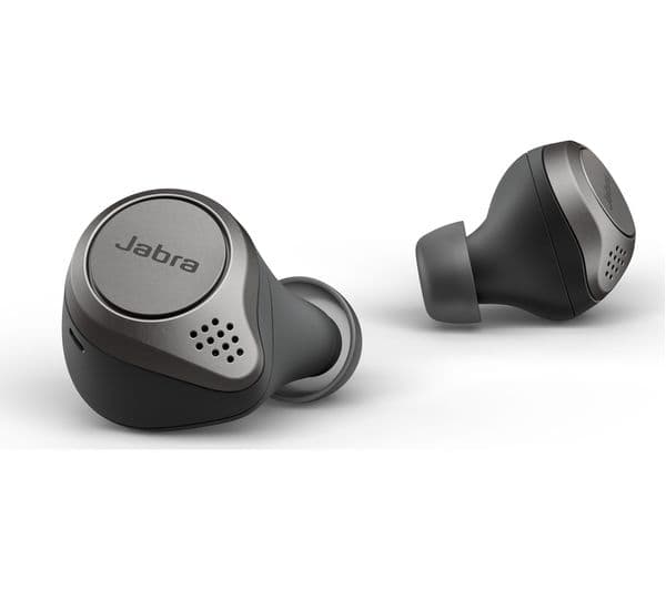 JABRA Elite 75t Wireless Bluetooth Noise-Cancelling Earbuds - Titanium Black - Image 8