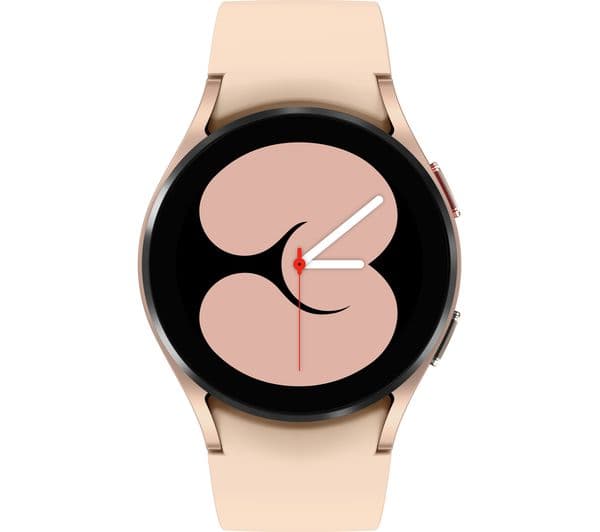 SAMSUNG Galaxy Watch4 4G with Bixby & Google Assistant - Pink Gold, 40 mm - Image 1