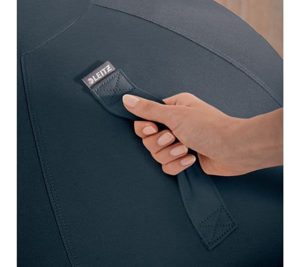 LEITZ Ergo Cosy Sitting Ball - Grey - Image 6