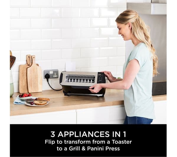 NINJA Foodi 3-in-1 Toaster, Grill & Panini Press - Image 2