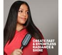 REVAMP DeepForm Ceramic Straightening Hot Brush - Black thumbnail 4