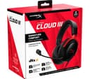 HyperX Cloud III Headphones Black Red thumbnail 9