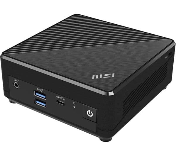 MSI Cubi N ADL Mini Desktop PC - Intel® N100, 128 GB SSD, Black - Image 1