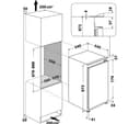 INDESIT Low Frost INS 9012 Integrated Fridge - Sliding Hinge thumbnail 5