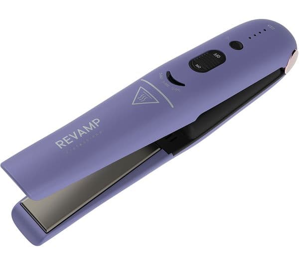 REVAMP ST-1700LPU-EU2 Progloss Cordless Compact Hair Straightener - Purple - Image 2