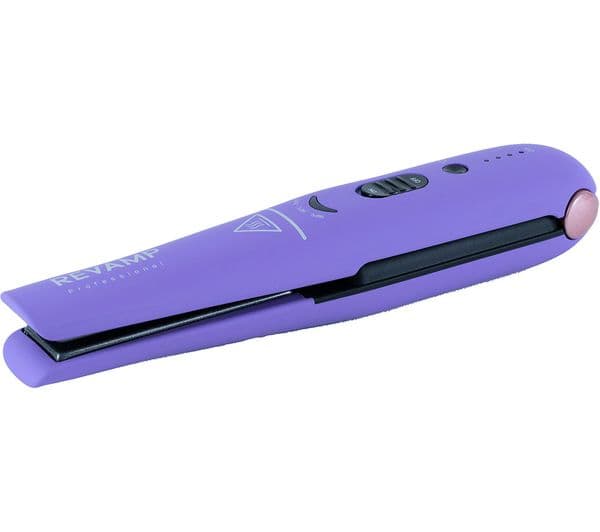 REVAMP ST-1700LPU-EU2 Progloss Cordless Compact Hair Straightener - Purple - Image 3
