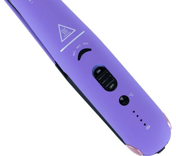 REVAMP ST-1700LPU-EU2 Progloss Cordless Compact Hair Straightener - Purple - Image 9