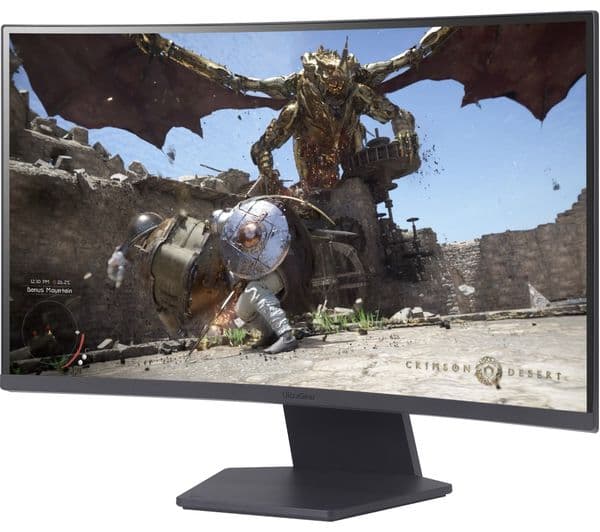 LG UltraGear 27GS60QC-B.AEK Quad HD 27" Curved VA LCD Gaming Monitor - Dark Grey - Image 6