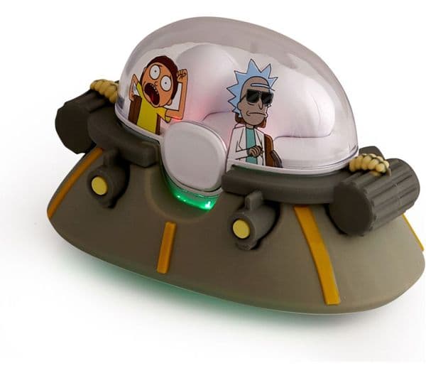 Lazerbuilt Rick & Morty Earbuds Grey & Green - Image 5