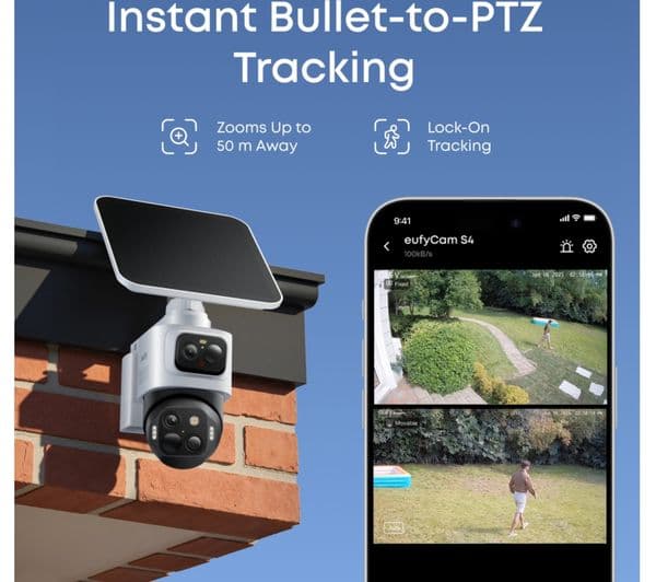 Eufy S4 4K Bullet-PTZ Security Camera White - Image 4