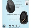 Logitech Lift Vertical Ergonomic Mouse Graphite thumbnail 6