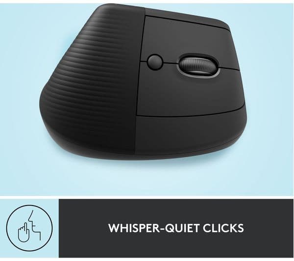 Logitech Lift Vertical Ergonomic Mouse Graphite - Image 7