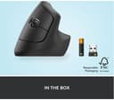 Logitech Lift Vertical Ergonomic Mouse Graphite thumbnail 8