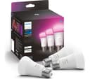 PHILIPS HUE White & Colour Ambiance Smart LED Bulb - E27, 800 Lumens, Triple Pack thumbnail 1
