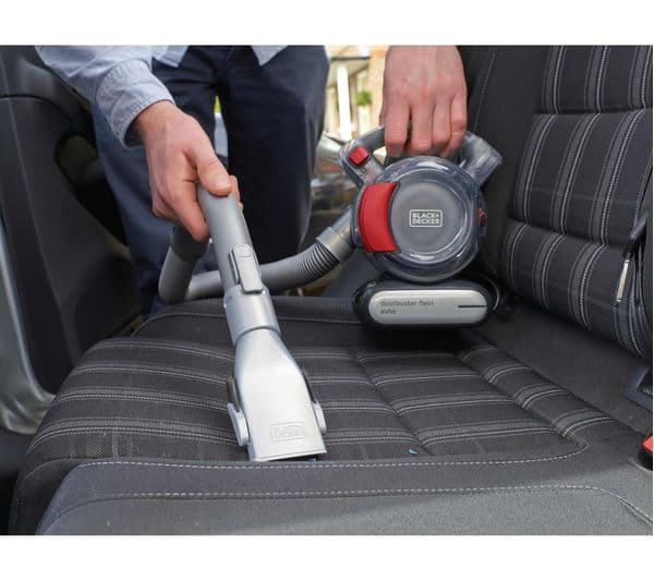 BLACK + DECKER DustBuster Flexi Auto PD1200AV Handheld Vacuum Cleaner - Red & Grey - Image 9