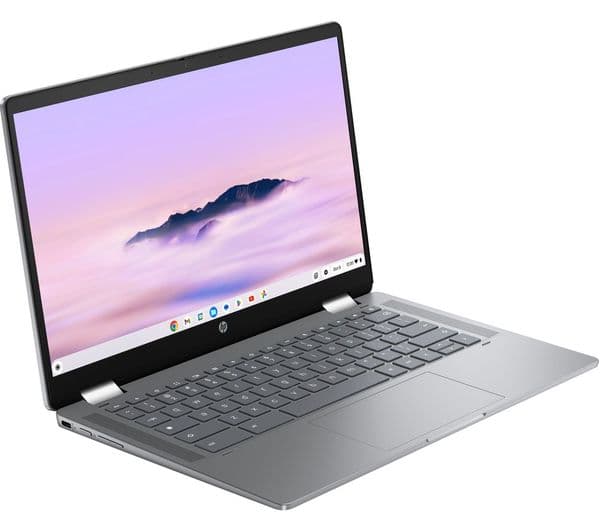 HP x360 14b-cd0500sa 14" 2 in 1 Chromebook - Intel® Core™ i3, 256 GB UFS, Silver - Image 2