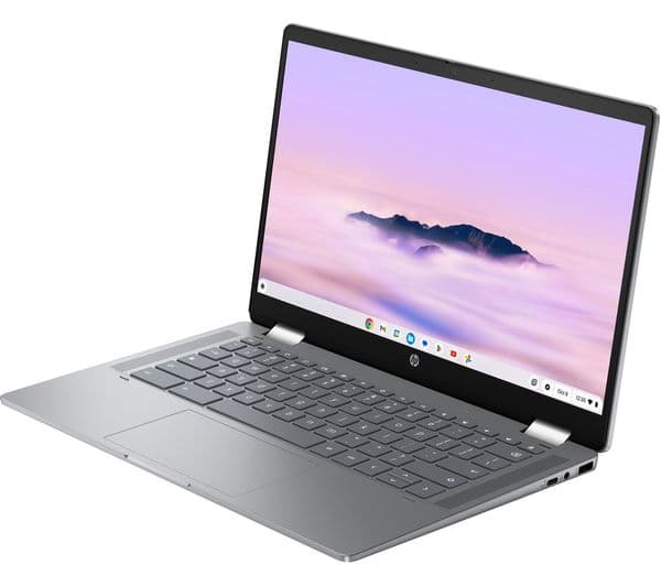 HP x360 14b-cd0500sa 14" 2 in 1 Chromebook - Intel® Core™ i3, 256 GB UFS, Silver - Image 3
