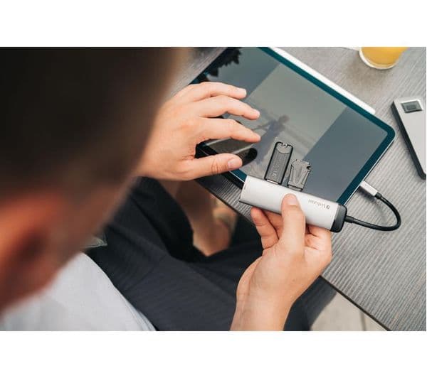 VERBATIM 49140 USB Type-C Hub Grey - Image 3