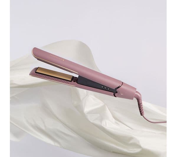 REMINGTON AIRvive Hair Straightener - Mauve & Gold - Image 2