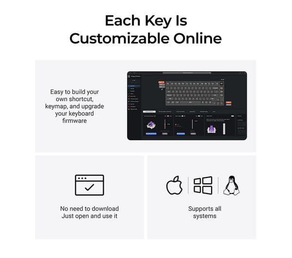 Keychron Q6 HE Mechanical Keyboard Carbon Black - Image 6