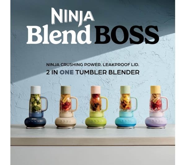 Ninja BlendBoss DB351UKPR Tumbler Blender - Lavender Lemonade - Image 3