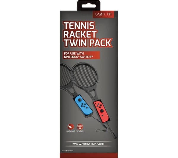 VENOM Nintendo Switch Joy-Con Tennis Racket Accessory - Twin Pack - Image 3
