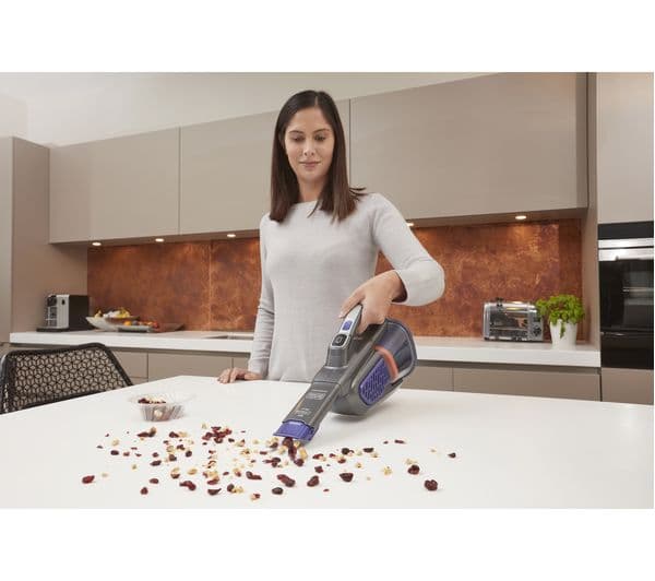BLACK + DECKER Dustbuster BHHV520BFP-GB Handheld Vacuum Cleaner - Purple & Grey - Image 4