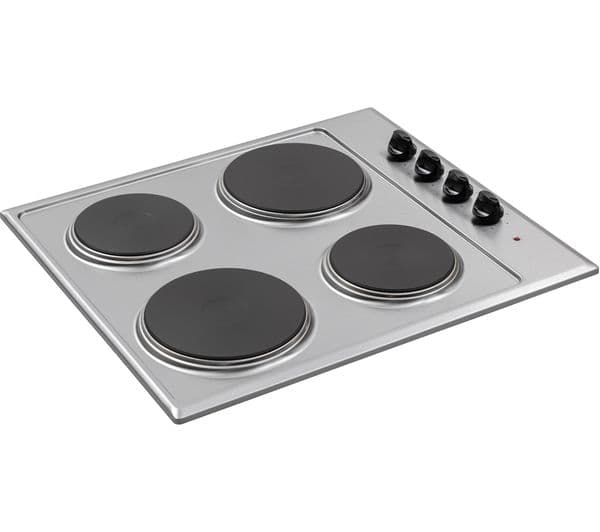 ESSENTIALS CSPHOBX21 58 cm Electric Solid Plate Hob - Inox - Image 2