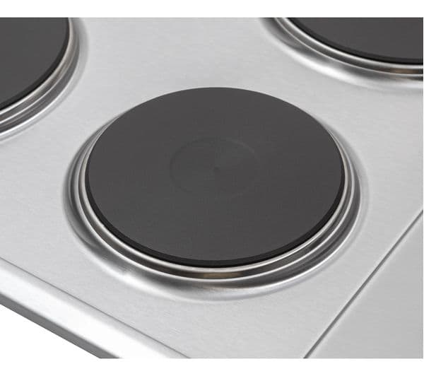 ESSENTIALS CSPHOBX21 58 cm Electric Solid Plate Hob - Inox - Image 4