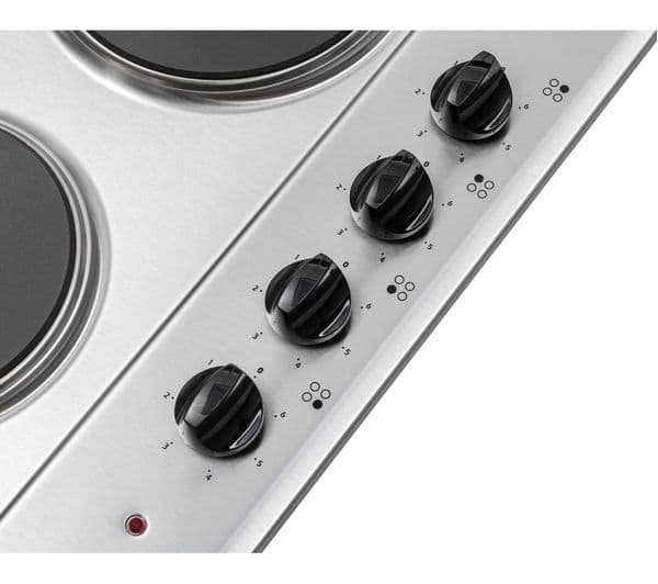 ESSENTIALS CSPHOBX21 58 cm Electric Solid Plate Hob - Inox - Image 5