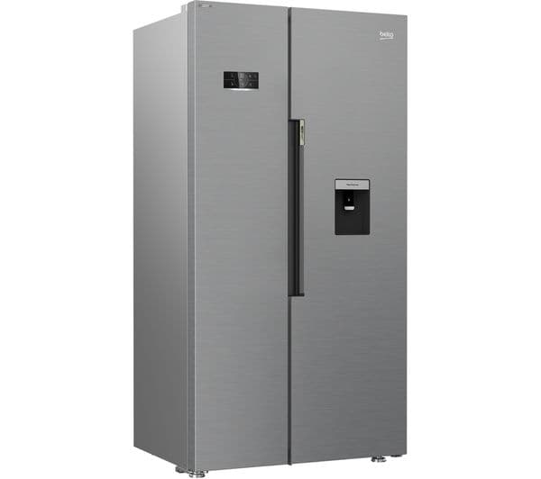 BEKO Pro HarvestFresh ASD2342VPS American-Style Fridge Freezer - Stainless Steel - Image 8