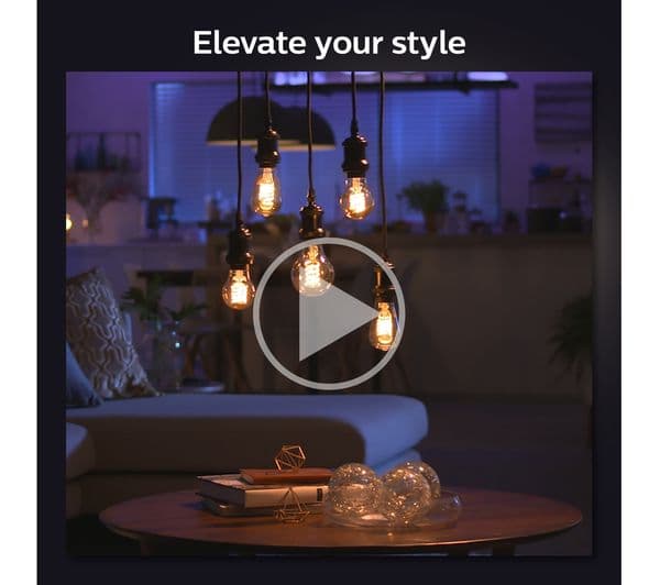 PHILIPS HUE White Ambiance Filament Smart LED Bulb - A60, E27, 550 Lumen - Image 7