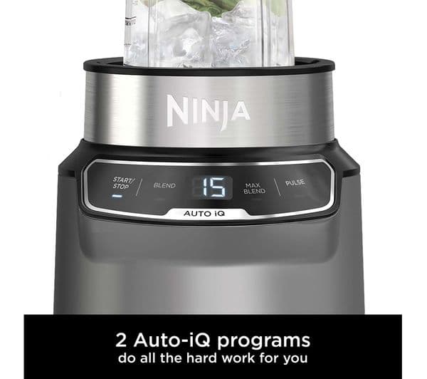 Ninja Auto-iQ BN500UK Blender - Black & Silver - Image 4